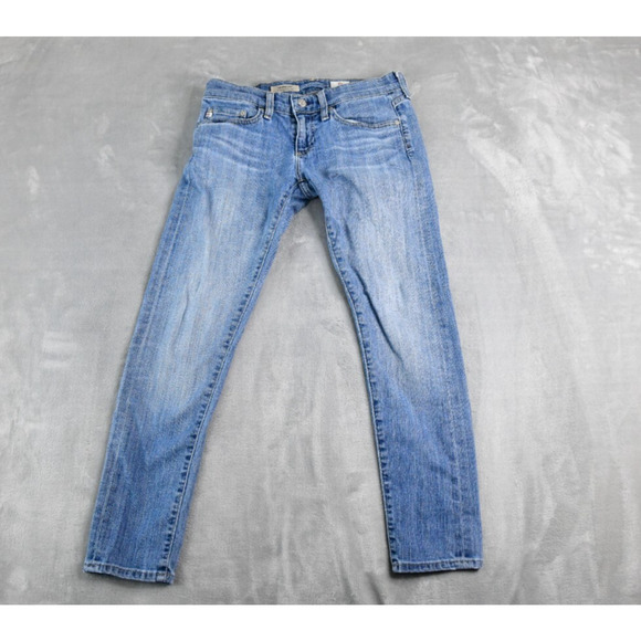 AG Adriano Goldschmied Jeans Womens 24 (27x26 Meas)The Nikki Crop Relaxed Skinny - Picture 1 of 11